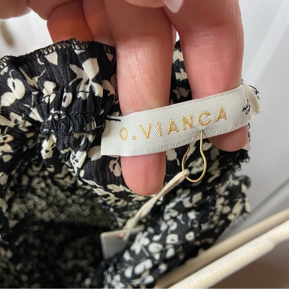 O.Vianca Ditsy Floral Strappy Mini Dress Size Medium NEW - Picture 12 of 16